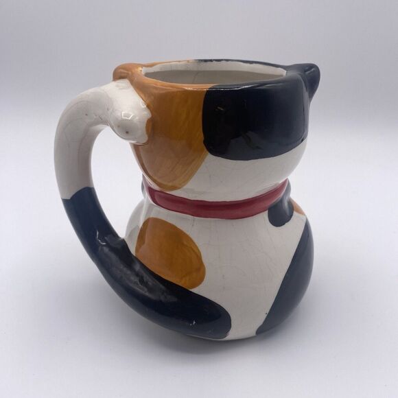 Pier 1 Mug Cat with Mouse inside Coffee Tea Cup - Picture 3 of 11